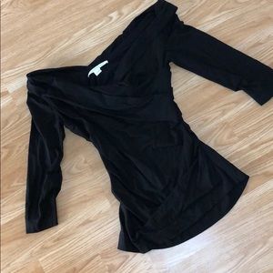 DVF Off Shoulder Wrap Top